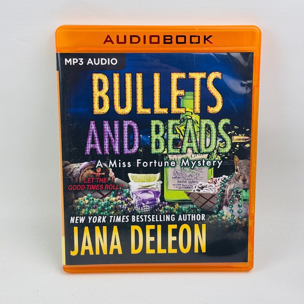 Bullets and Beads Miss Fortune Series Mystery Audiobook Jana DeLeon MP3 CD